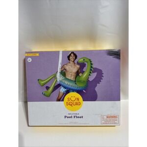 Sun Squad 5' Wide Inflatable Pool FLOAT Tube DINOSAUR Summer Fun‎